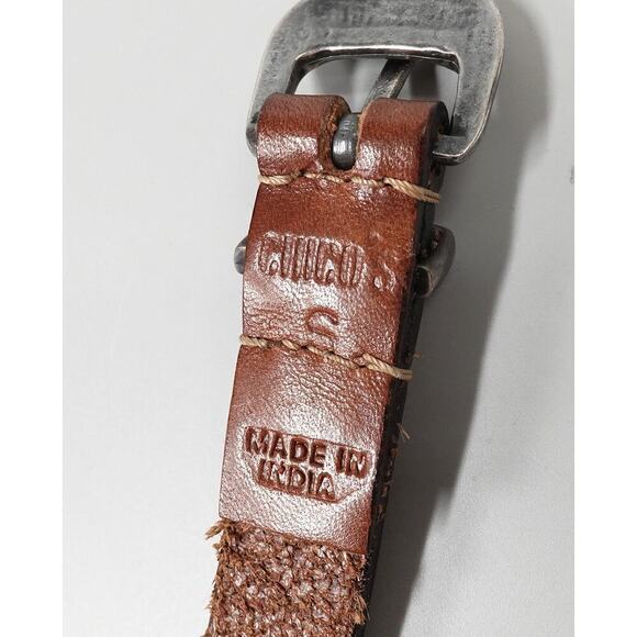 2 Leather Belt Talbot Chicos Womens Size Small Brown Plaited Skinny Bundle - Picture 11 of 15